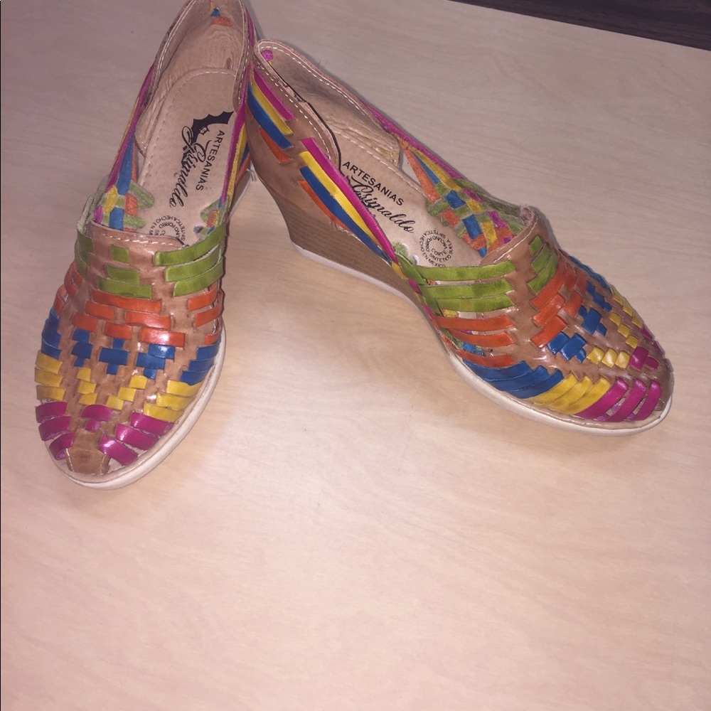 Mexican wedged sandal